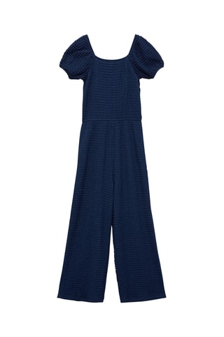 Combinaison texturée - Bleu nuit