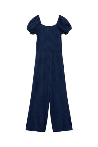 Combinaison texturée - Bleu nuit