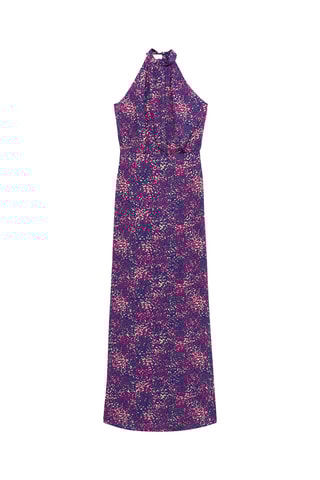 Robe imprimé emmanchures américaines - Violet