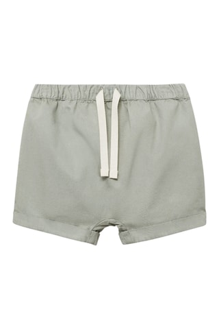 Short coton uni - Vert