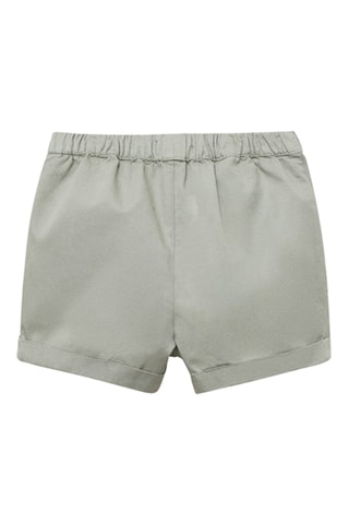 Short coton uni - Vert