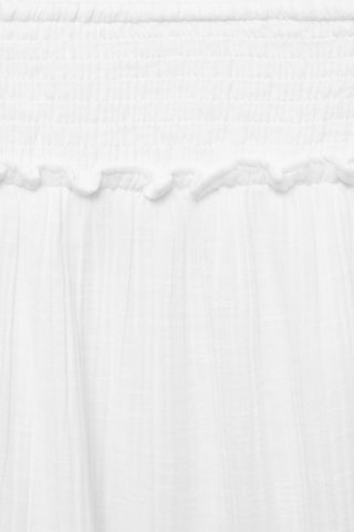 Jupe longue volants - Blanc