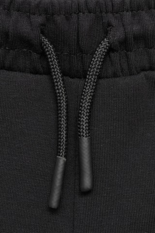 Bermuda coton cordon - Bleu marine