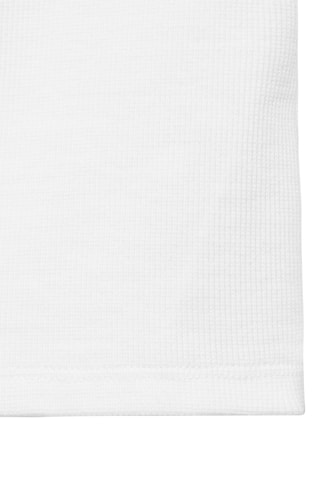 Top côtelé asymétrique - Blanc cassé