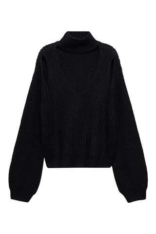 Pull-over oversize ouvertures - Grenat