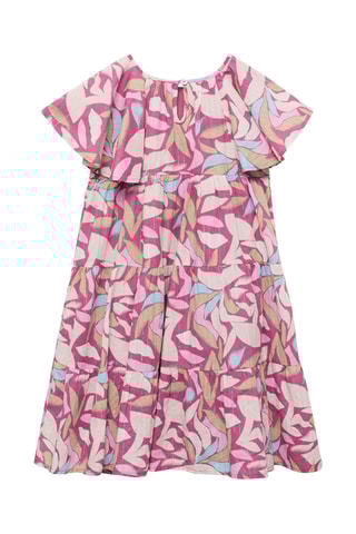 Robe courte imprimée - Violet