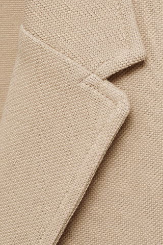 Veste piqué de coton - Sable