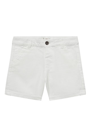 Bermuda coton - Blanc