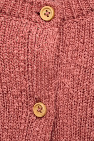 Cardigan maille boutons - Rose