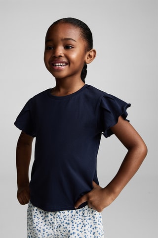 Pantalon imprimé floral - Blanc cassé