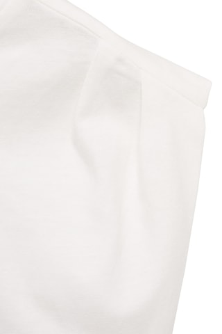 T-shirt message plis épaules - Blanc cassé