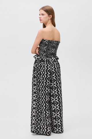 Haut bustier volant - Noir