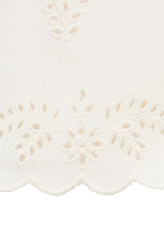 Pantalon broderie suisse - Beige