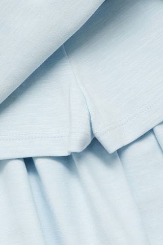 Jupe short volants - Bleu clair