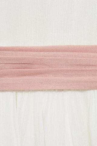 Robe détails brodés - Blanc