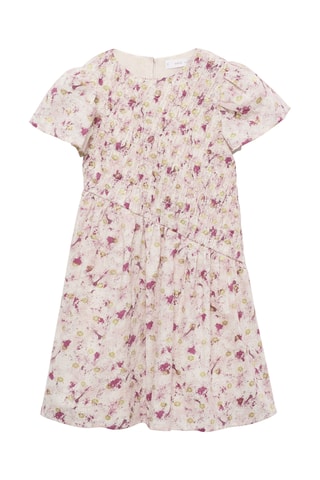 Robe courte imprimée - Rose