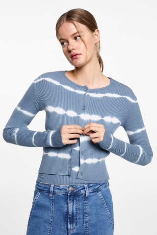 Cardigan maille fine - Bleu clair