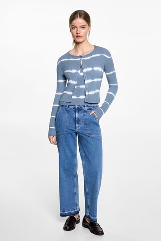 Cardigan maille fine - Bleu clair