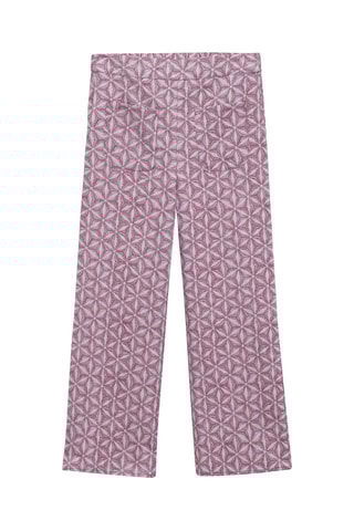 Pantalon imprimé poche - Rose