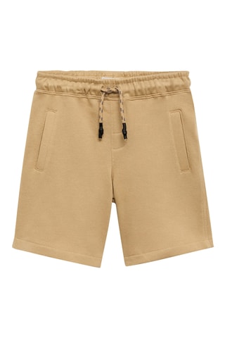 Bermuda coton cordon - Beige