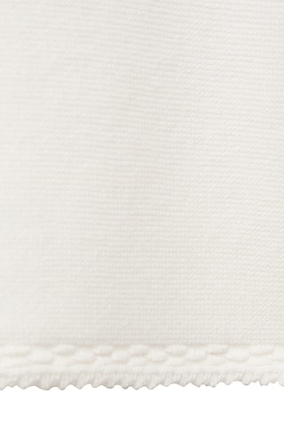 Pull-over manches courtes - Blanc cassé