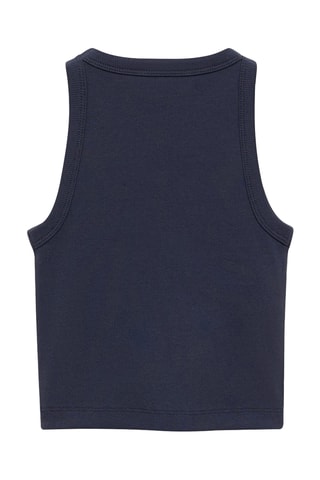 Crop top maille - Blanc cassé