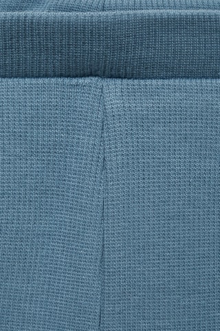 Legging court côtelé - Bleu clair