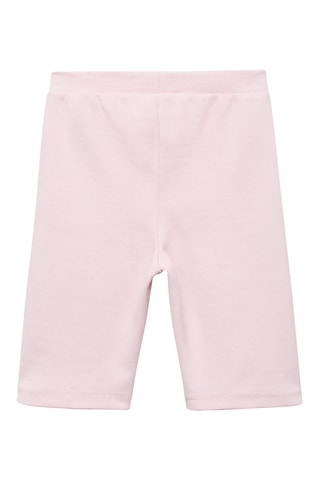 Legging court côtelé - Bleu clair