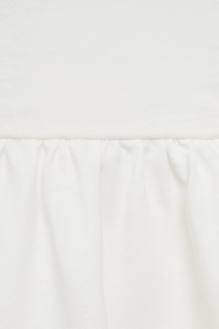 Robe cache-coeur brodée - Blanc cassé