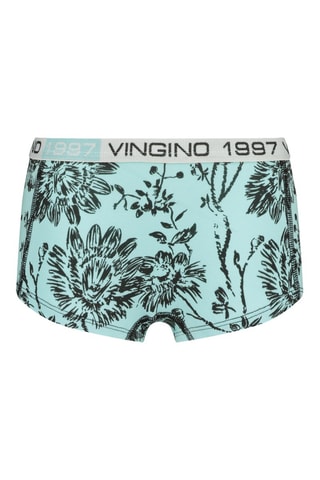 Soutien desportivo e calções Flower - Turquesa