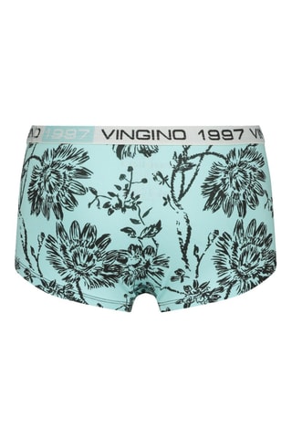 Soutien desportivo e calções Flower - Turquesa