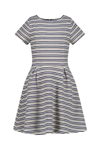 Vestido estilo patinadora- Cru