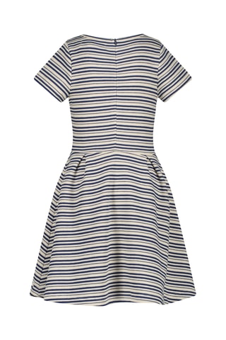 Vestido estilo patinadora- Cru