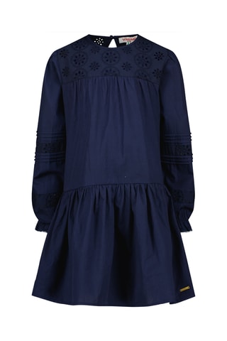 Vestido estilo patinadora - Azul-marinho