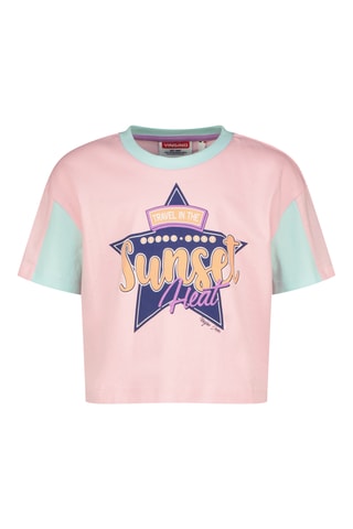 T-shirt - Rosa-maquilhagem