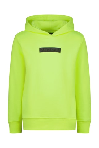 Sweat com capuz - Verde-fluorescente