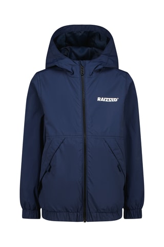 Corta-vento com capuz - Azul-marinho