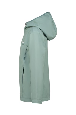 Casaco com capuz - Verde-água