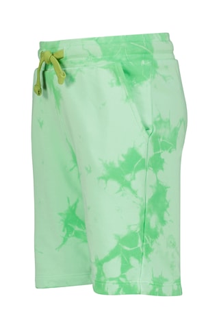 Calções tie and dye- Verde-claro