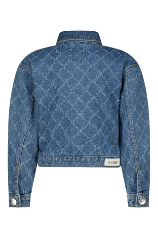 Casaco de ganga - Azul-petróleo