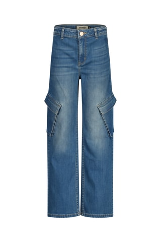 Calças de ganga - Azul-petróleo