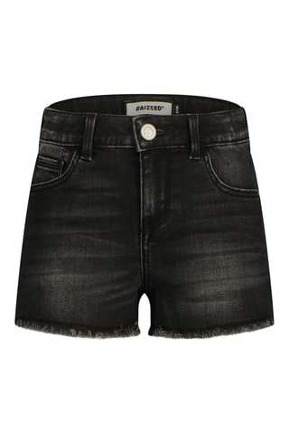 Calções de ganga- Preto