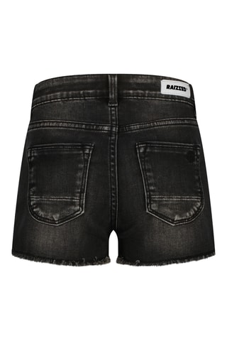 Calções de ganga- Preto