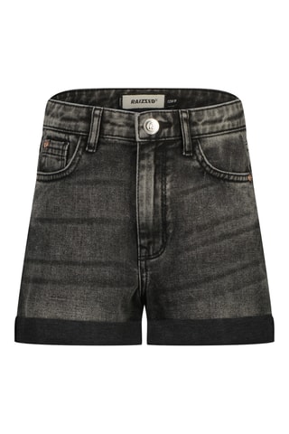 Calções de ganga- Preto