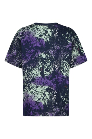 T-shirt tie and dye - Violeta e azul-marinho
