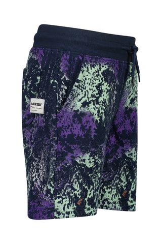 Calções tie and dye- Azul-marinho