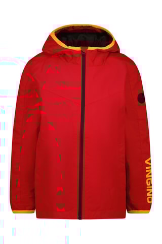 Casaco com capuz - Vermelho