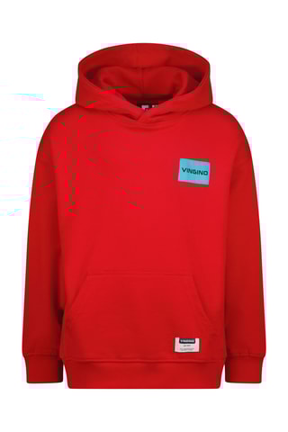 Sweat com capuz - Vermelho