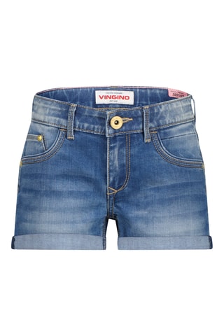 Calções de ganga- Azul