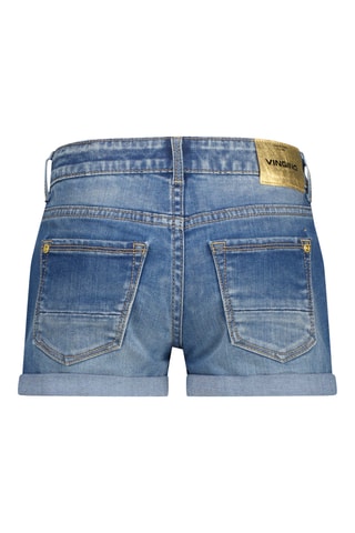 Calções de ganga- Azul